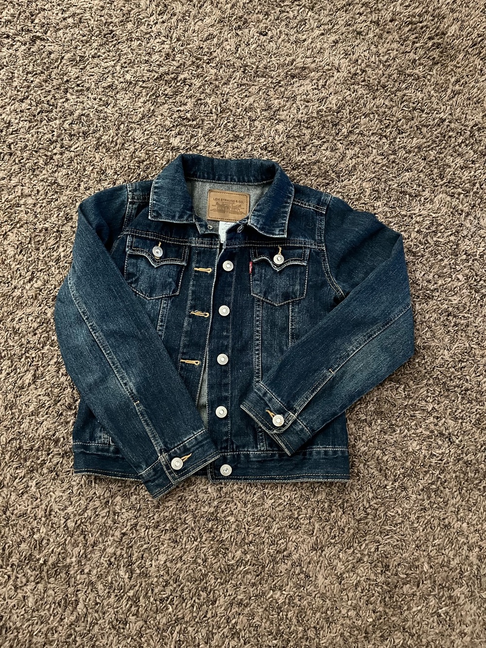 Levi's Kids Dark Indigo Denim Jacket